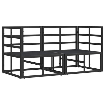 vidaXL 2 pcs Outdoor Furniture Metal Black and Anthracite 4