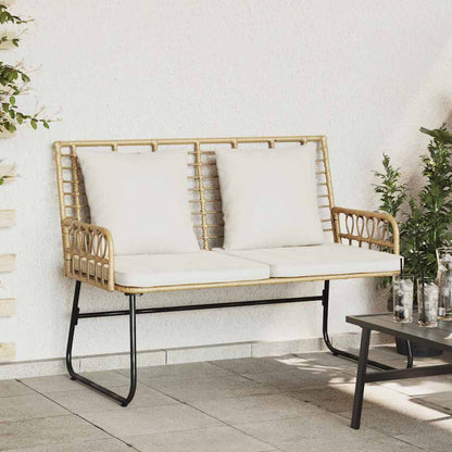 vidaXL Garden Bench and Anthracite Poly Rattan