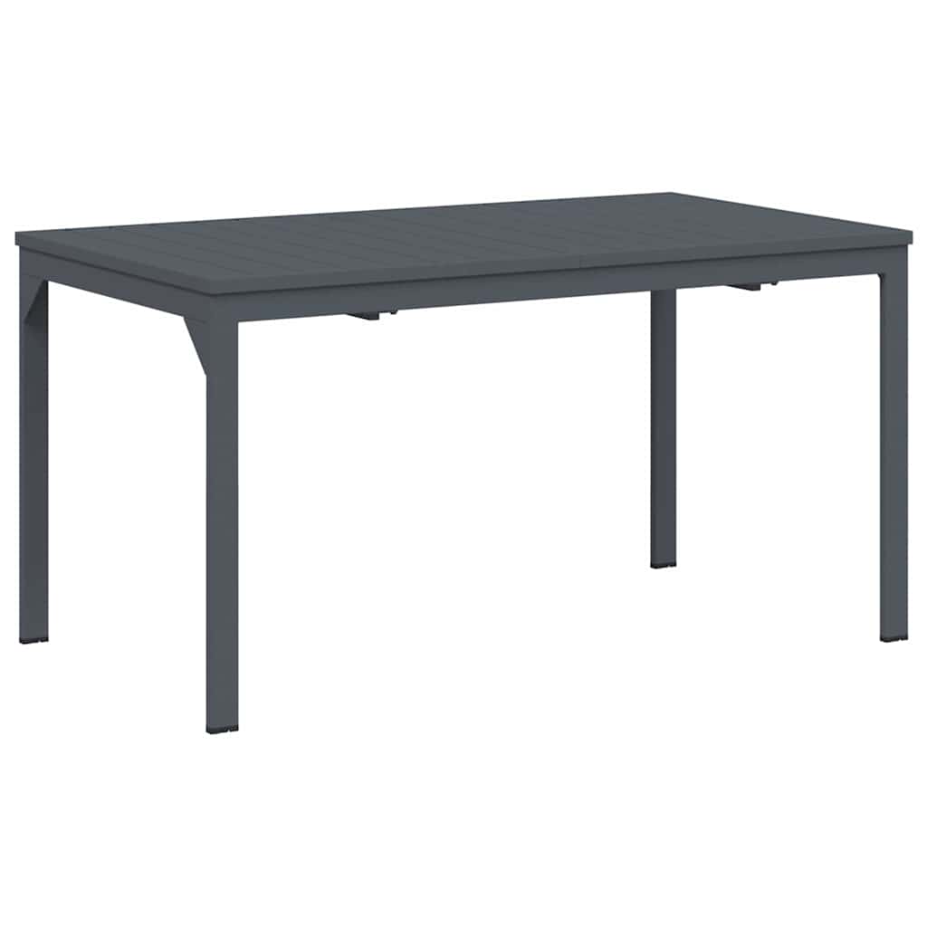 vidaXL Patio Table Anthracite 180 x 80 x 74 cm Powder-Coated Steel 2