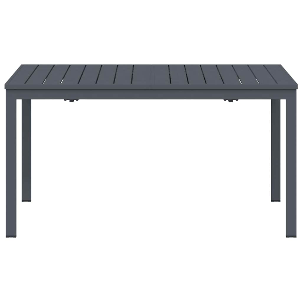 vidaXL Patio Table Anthracite 180 x 80 x 74 cm Powder-Coated Steel 5