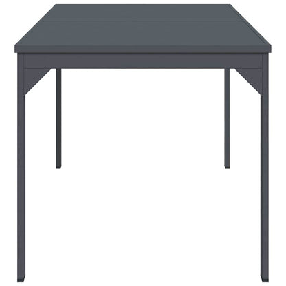 vidaXL Patio Table Anthracite 180 x 80 x 74 cm Powder-Coated Steel 6