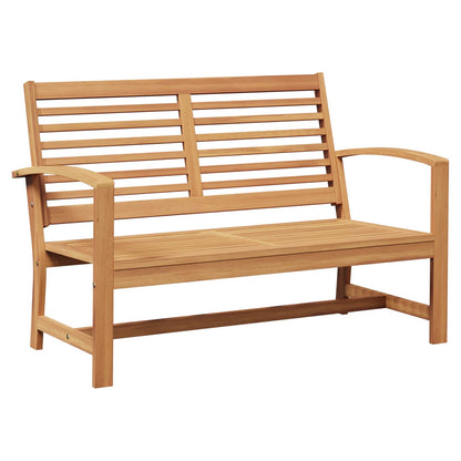 vidaXL Garden Sofa Set 4 pcs Natural Solid Teak Wood 5