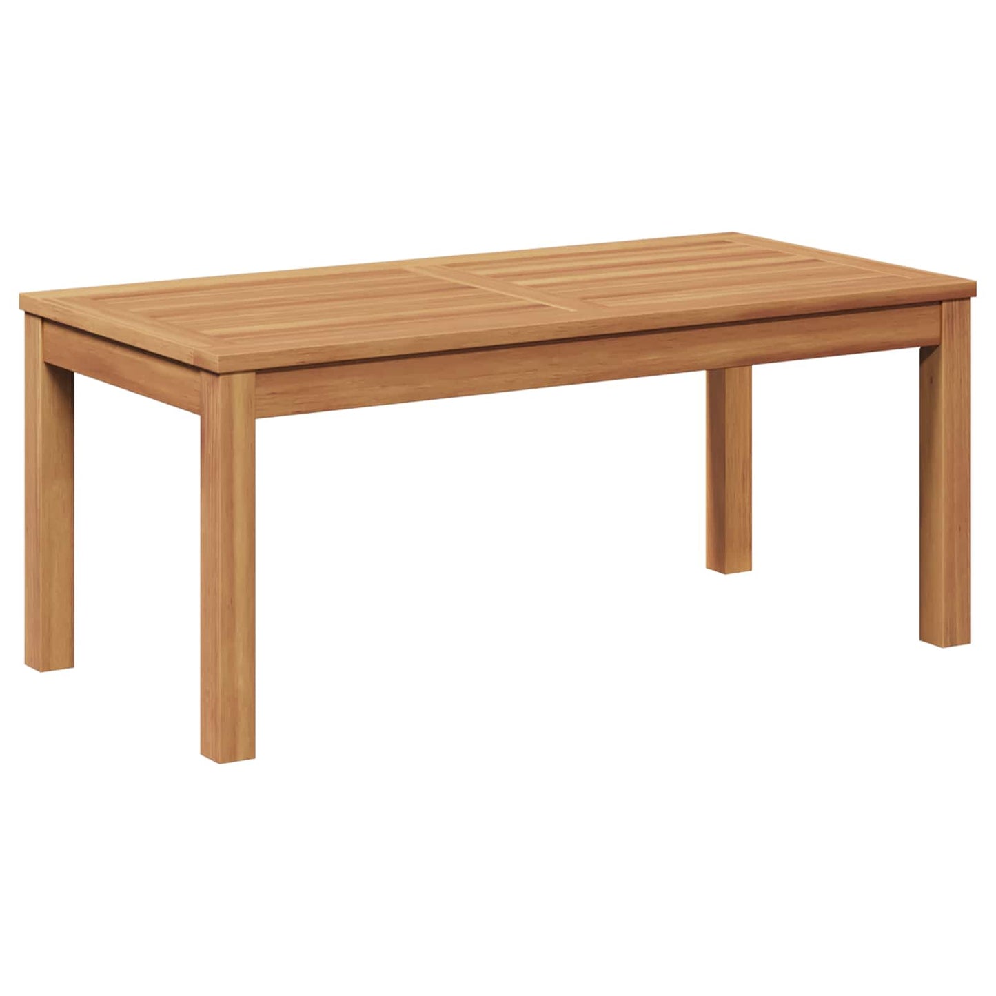 vidaXL Garden Sofa Set 4 pcs Natural Solid Teak Wood 6