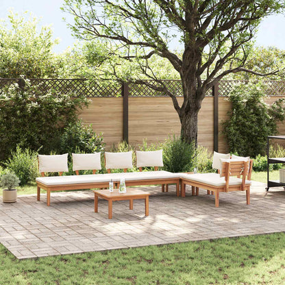 vidaXL Garden Sofa Set 4 pcs Brown and Grey