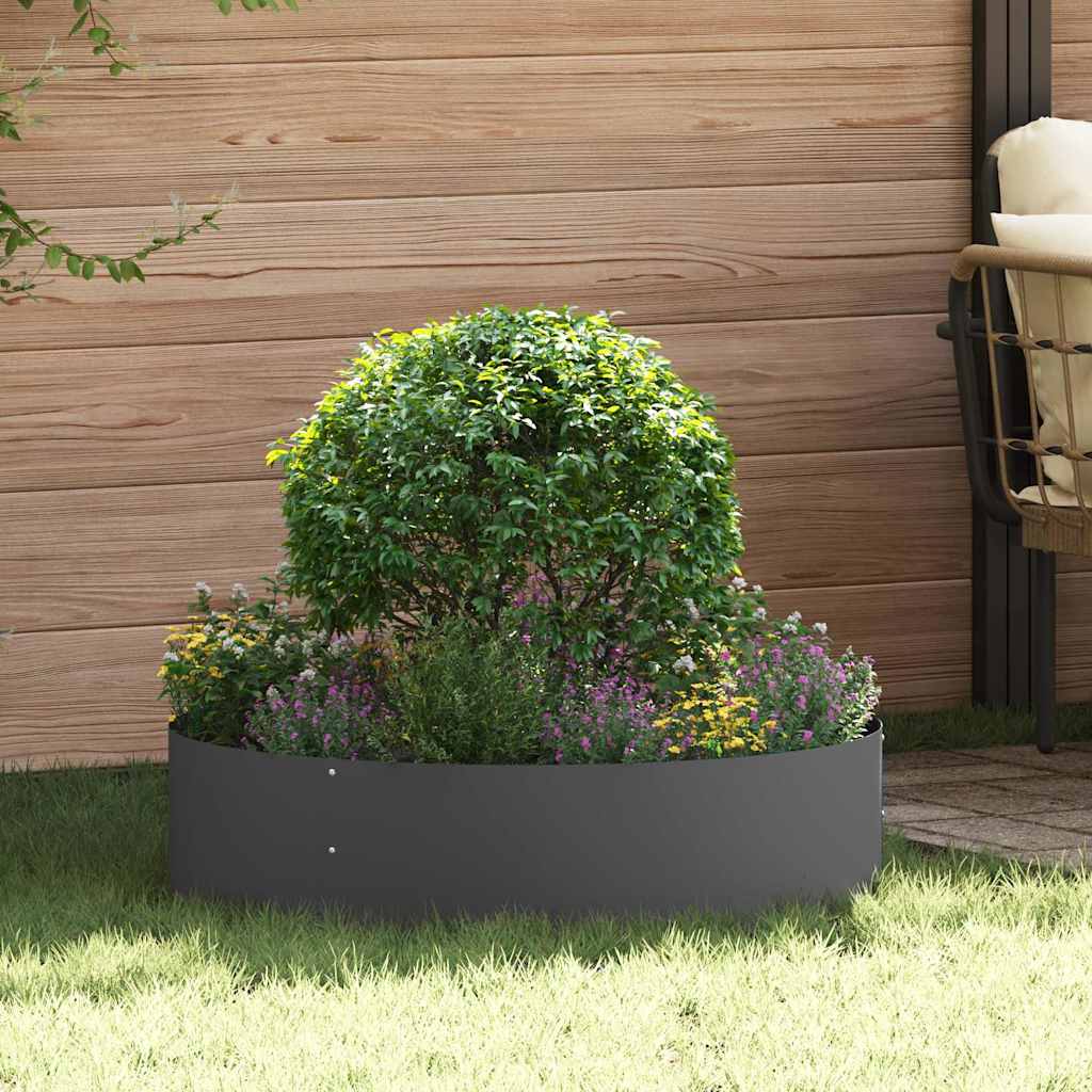 Planter Ring 80 x 80 x 20 cm Cold-rolled Steel 5 pcs 80 cm Black
