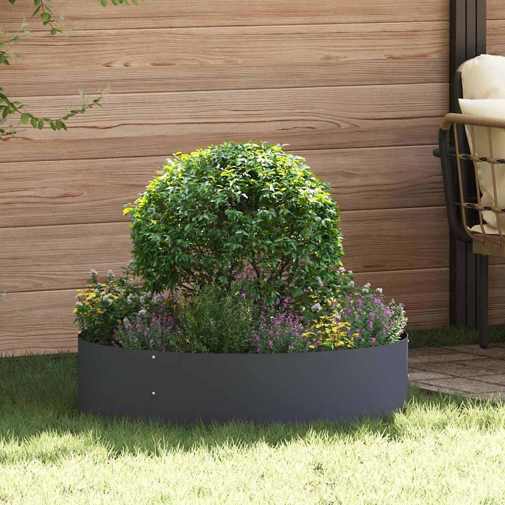 Planter Ring 80 x 80 x 20 cm Cold-rolled Steel 5 pcs 80 cm Anthracite
