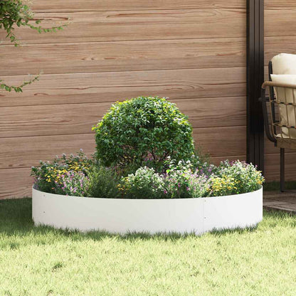 Planter Ring 120 x 120 x 20 cm 5 pcs 120 cm White