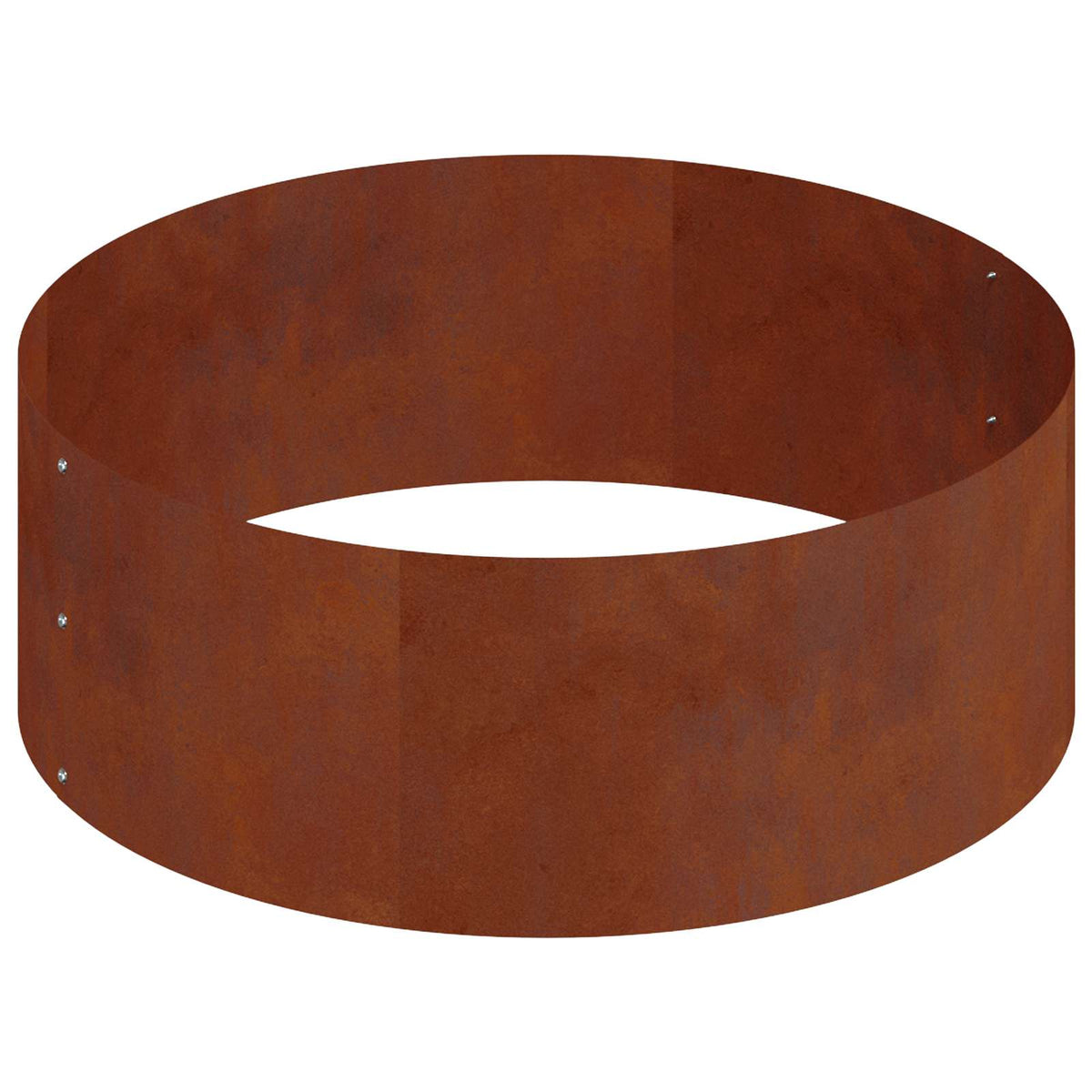 Garden Planter Silver 90 x 90 x 20 cm Weathering steel Ø 90 cm