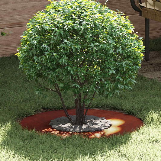 suitable for Flat Tree Rings Ø30/60 Steel 5 pcs 60 cm Weathering steel