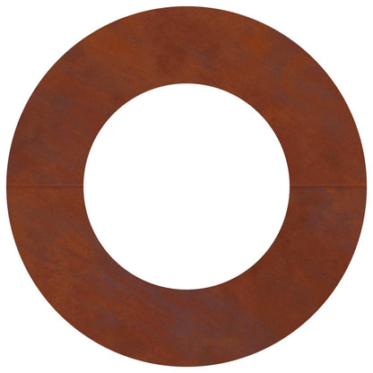 suitable for Flat Tree Ring Ø40/70 Steel 70 cm Weathering steel