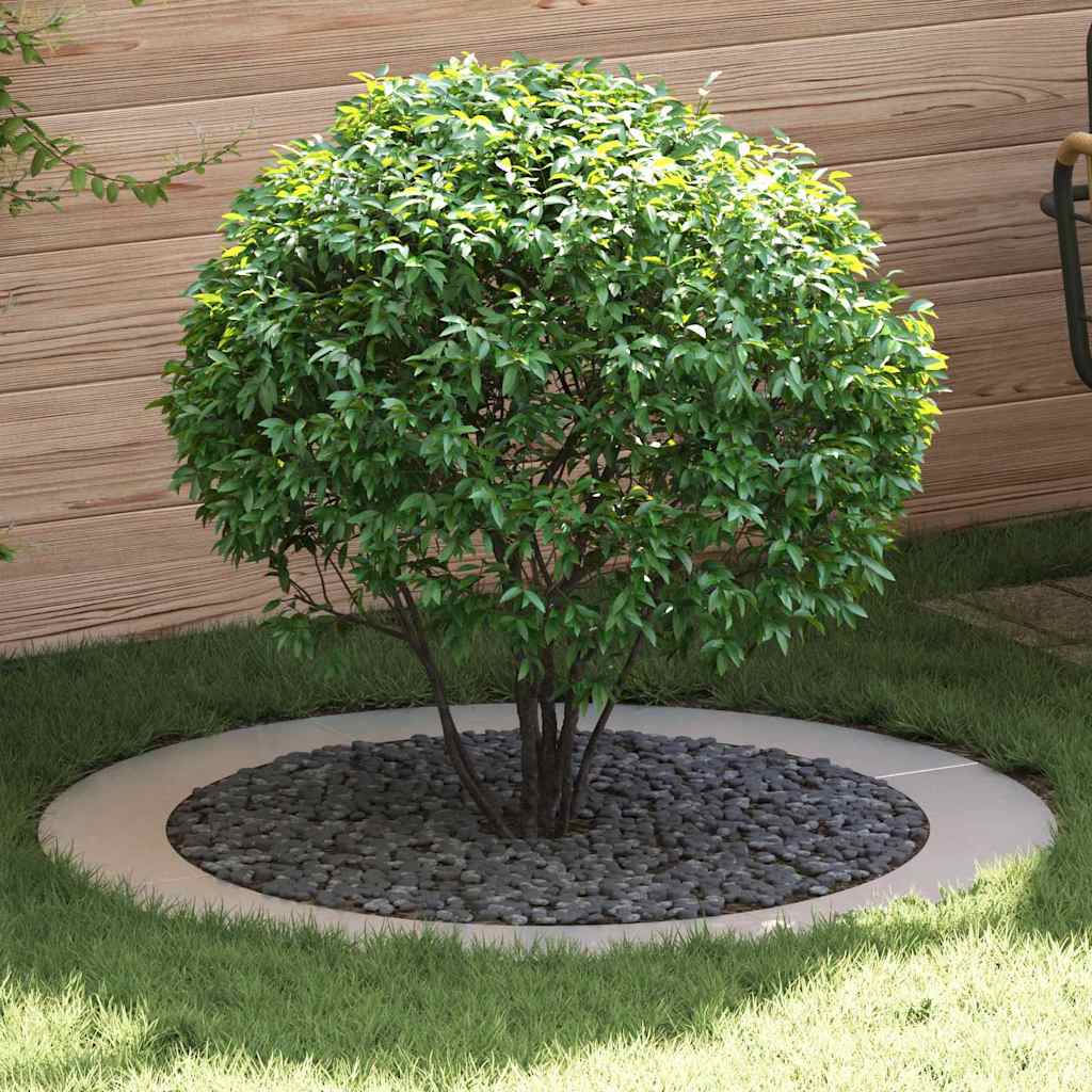 vidaXL suitable for Flat Tree Rings 5 pcs Silver Ø90/120 cm 1