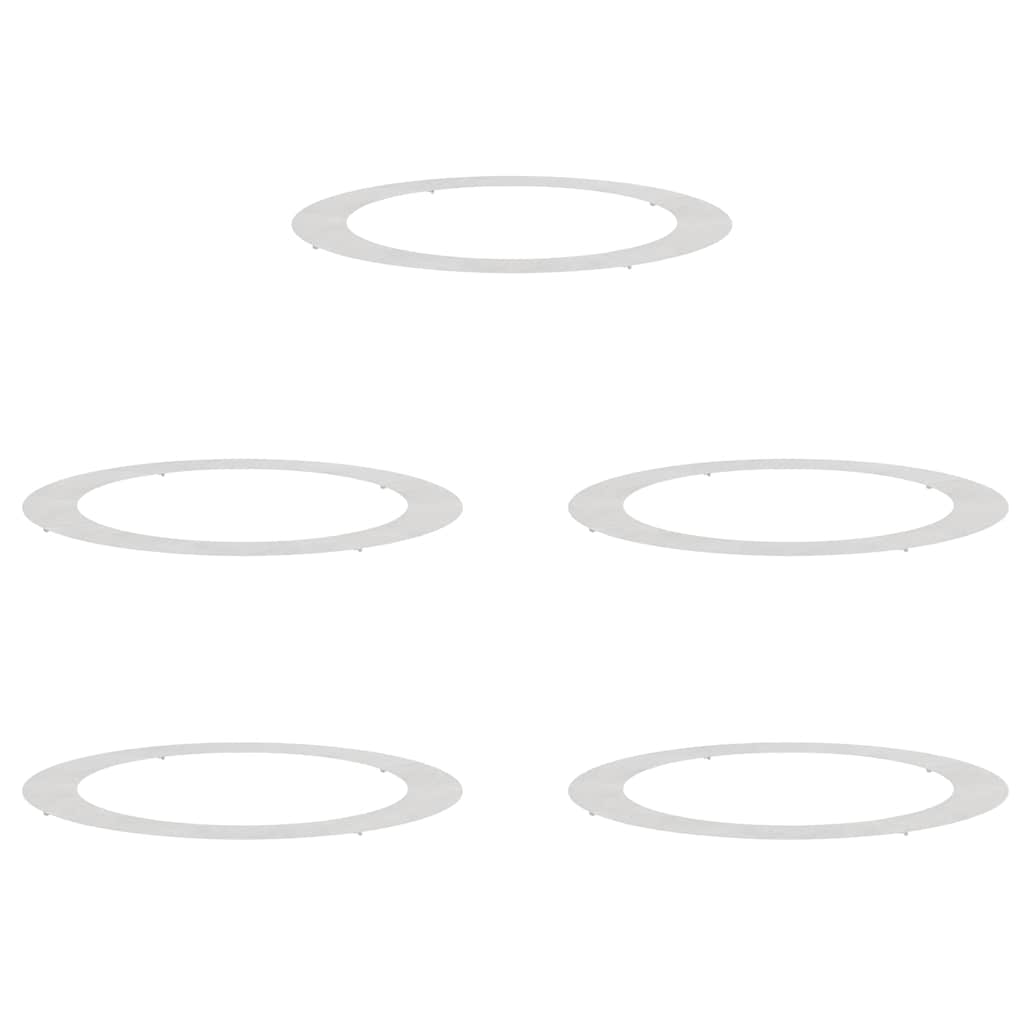 suitable for Flat Tree Rings Ø90/120 Steel 5 pcs 120 cm Stainless steel