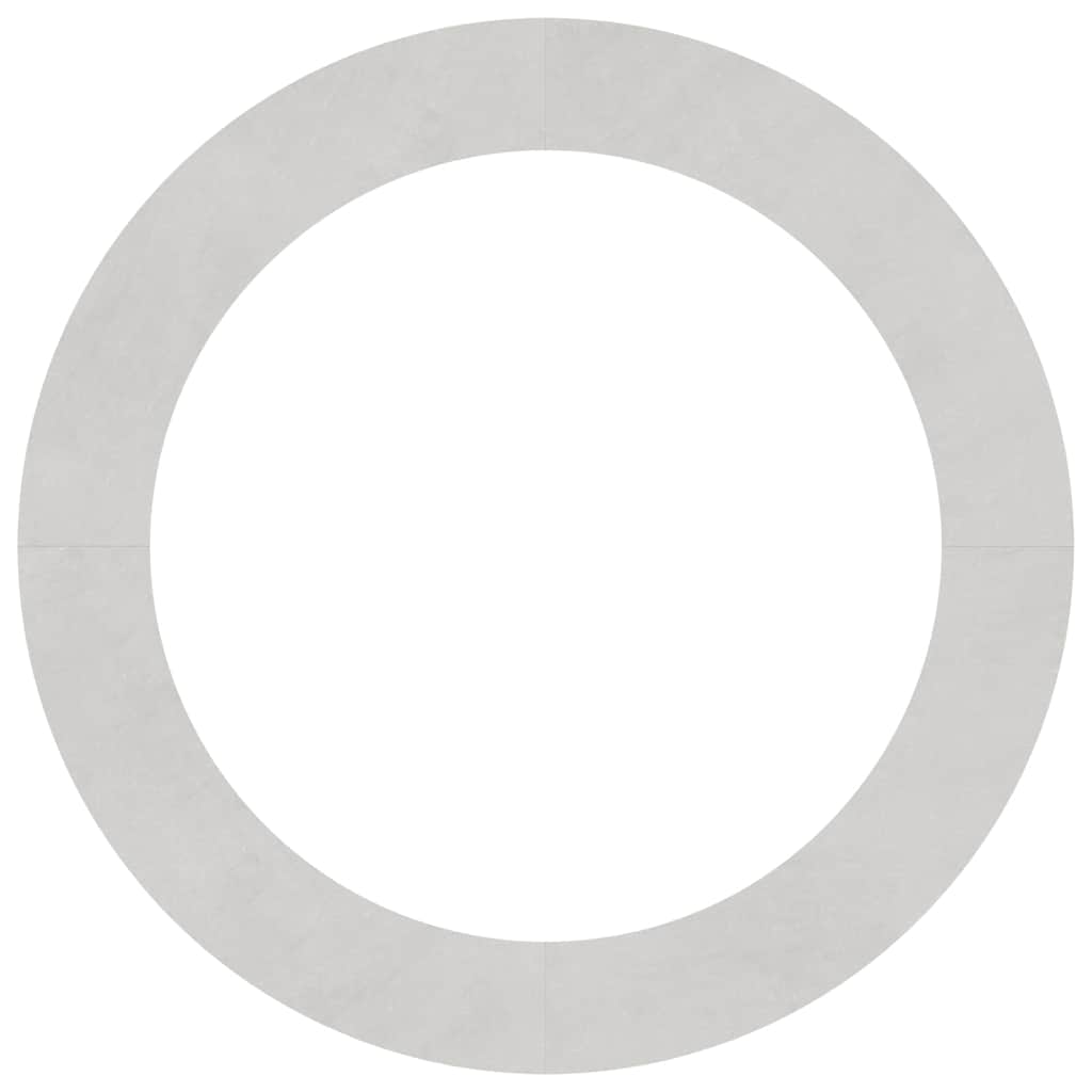 vidaXL suitable for Flat Tree Rings 5 pcs Silver Ø90/120 cm 5