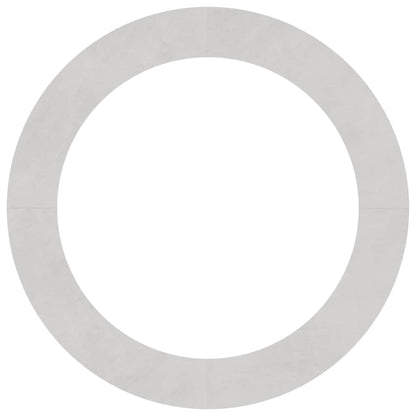 vidaXL suitable for Flat Tree Rings 5 pcs Silver Ø90/120 cm 5