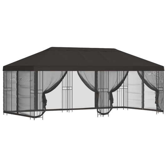 6 x 3 m Polyester and Steel 190 gsm Anthracite
