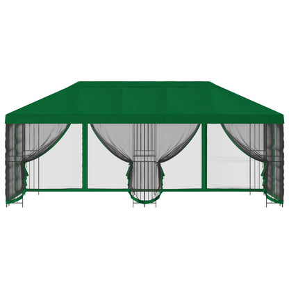 vidaXL 6 x 3 m Green Polyester and Steel 190 gsm 3