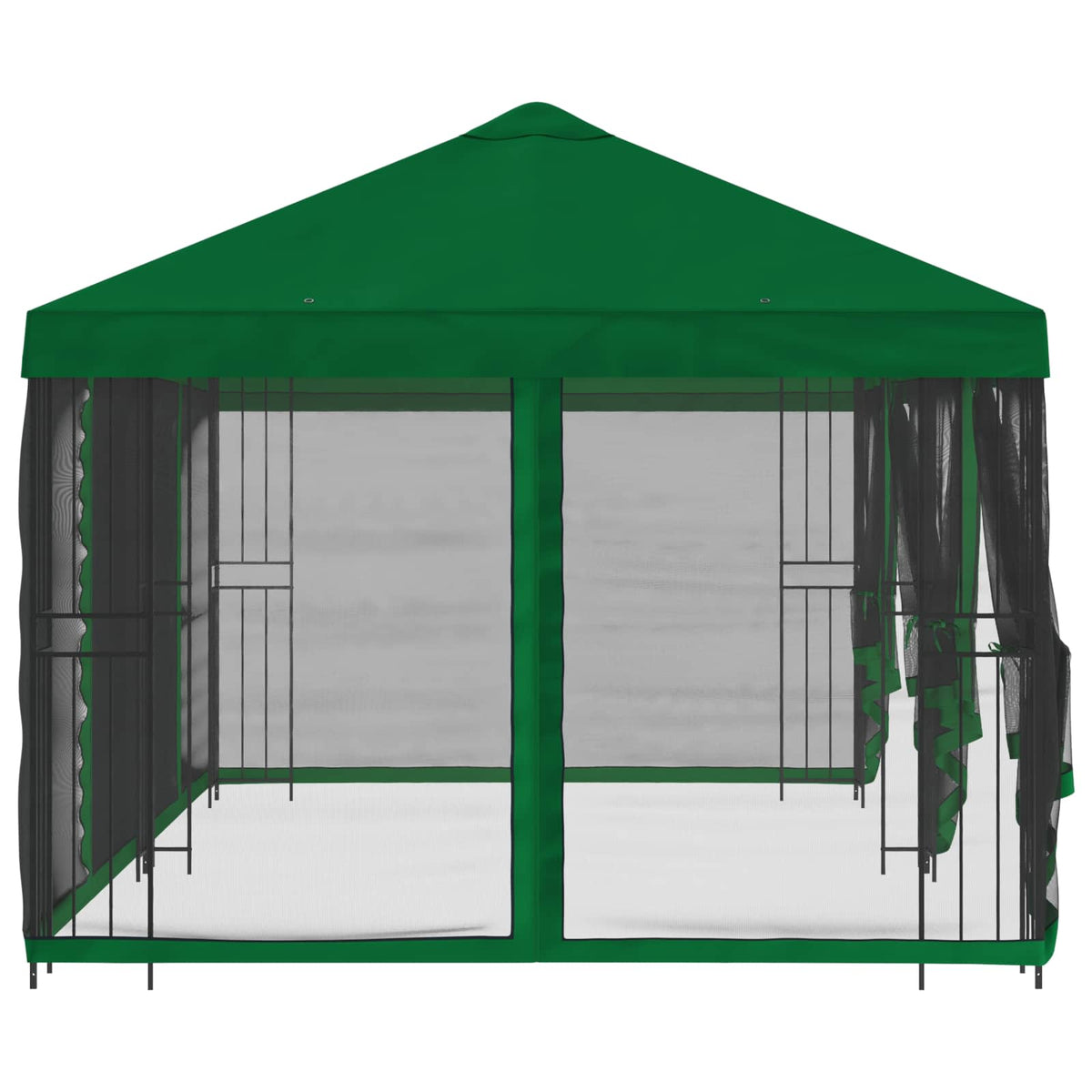 vidaXL 6 x 3 m Green Polyester and Steel 190 gsm 4