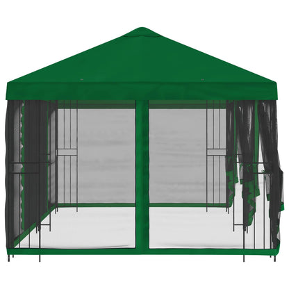 vidaXL 6 x 3 m Green Polyester and Steel 190 gsm 4