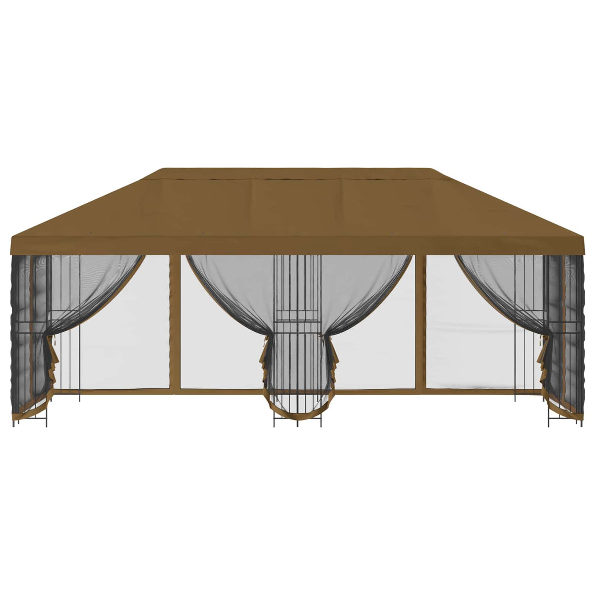 6 x 3 m Polyester and Steel 190 gsm Taupe