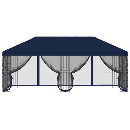 vidaXL 6 x 3 m Blue Polyester and Steel 190 gsm 3