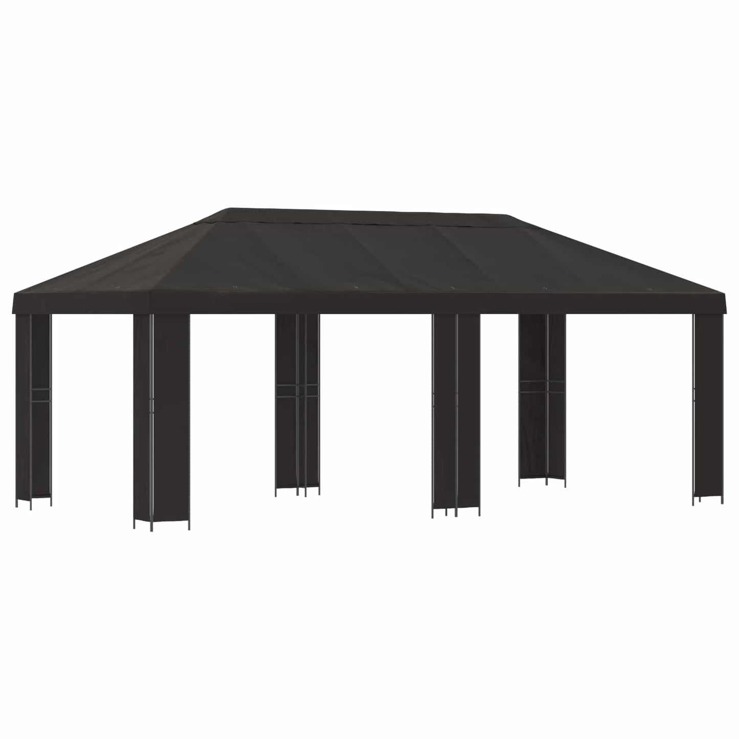 vidaXL Garden Gazebo 6 x 3 m Anthracite Polyester and Steel 190 gsm 2