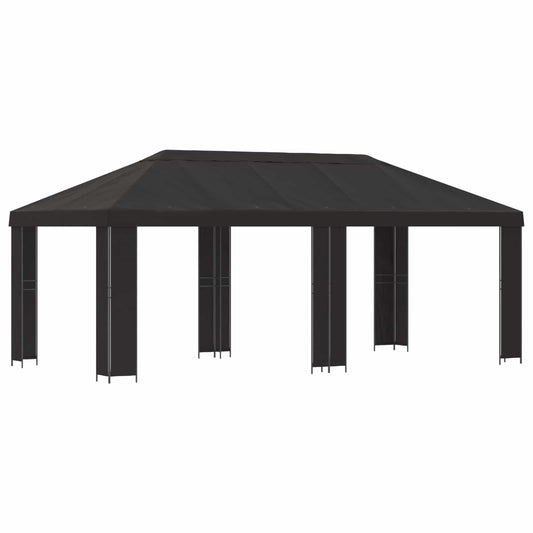 vidaXL Garden Gazebo 6 x 3 m Anthracite Polyester and Steel 190 gsm 2