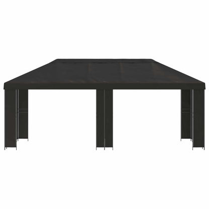 vidaXL Garden Gazebo 6 x 3 m Anthracite Polyester and Steel 190 gsm 3