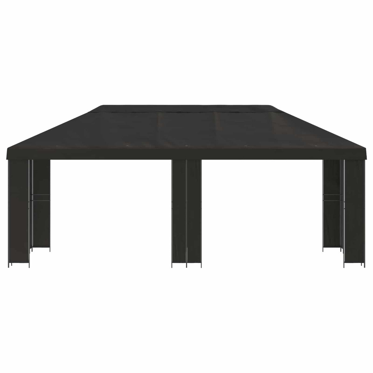 Garden Gazebo 6 x 3 m Polyester and Steel 190 gsm Anthracite