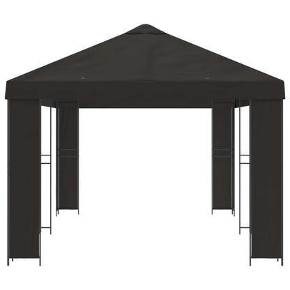 vidaXL Garden Gazebo 6 x 3 m Anthracite Polyester and Steel 190 gsm 4