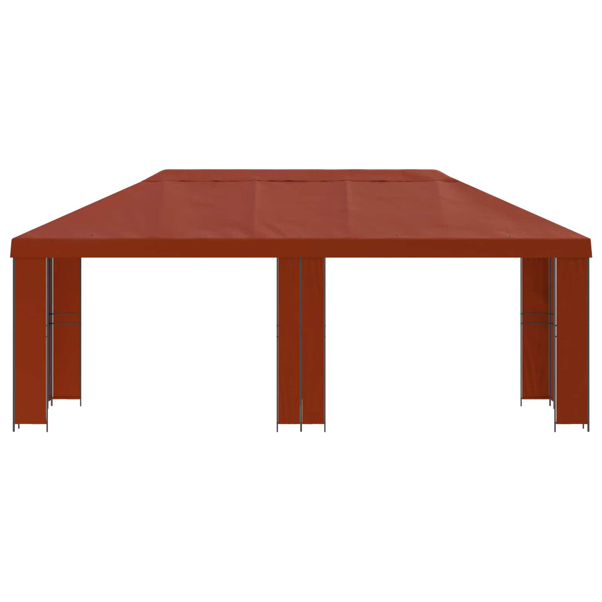Garden Gazebo 6 x 3 m Polyester and Steel 190 gsm Terracotta
