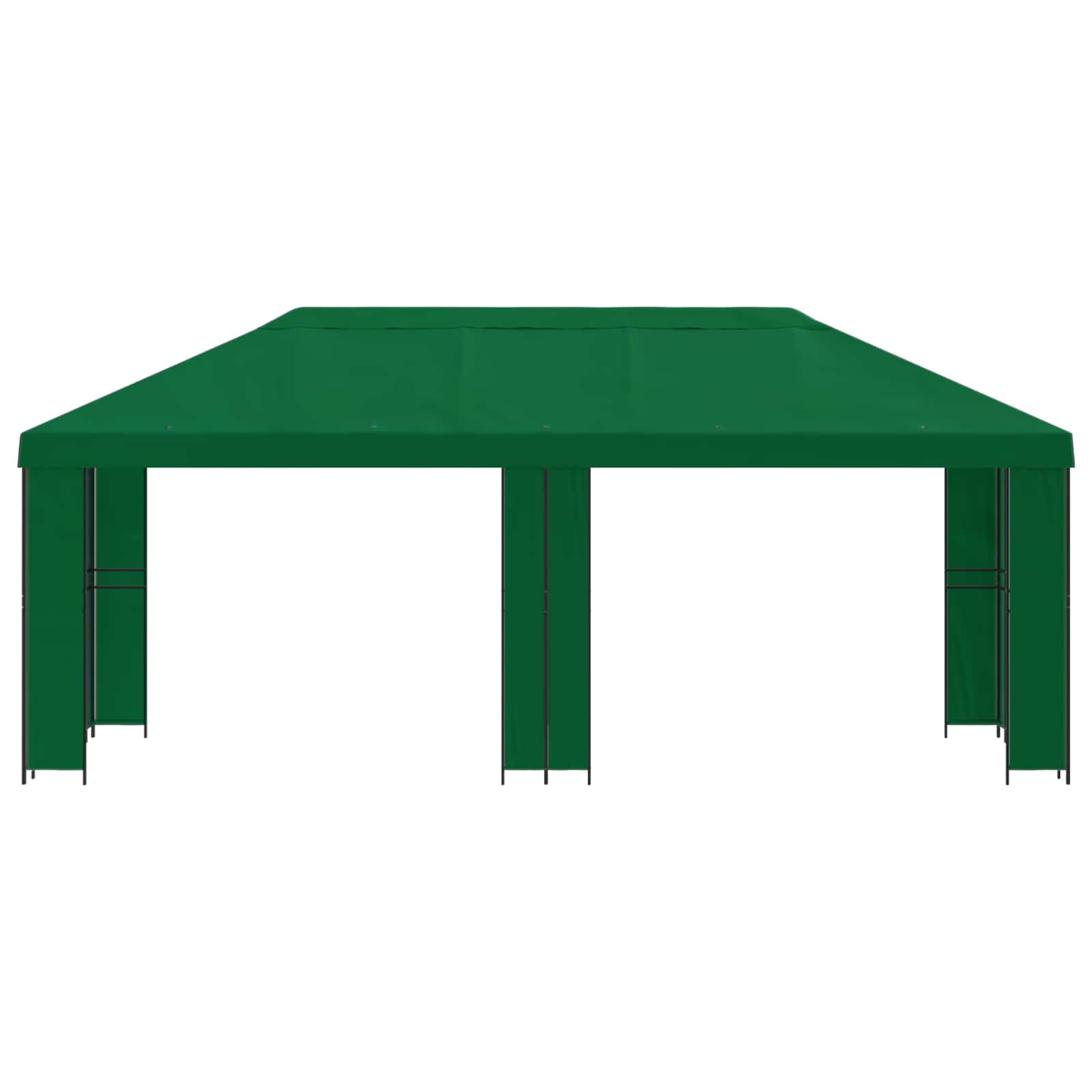 vidaXL Garden Gazebo 6 x 3 m Green Polyester and Steel 190 gsm 3