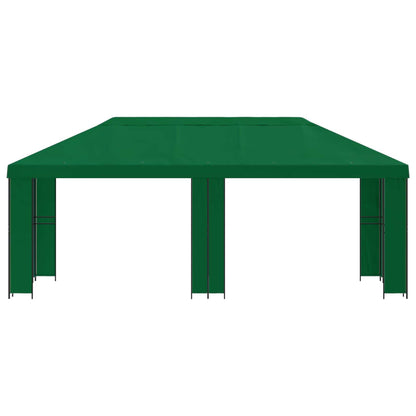 vidaXL Garden Gazebo 6 x 3 m Green Polyester and Steel 190 gsm 3