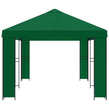 vidaXL Garden Gazebo 6 x 3 m Green Polyester and Steel 190 gsm 4