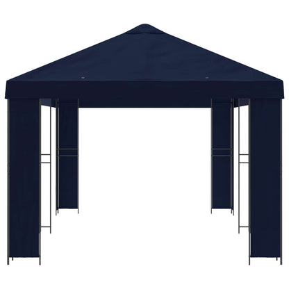 vidaXL Garden Gazebo 6 x 3 m Blue Polyester and Steel 190 gsm 4