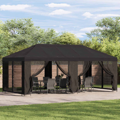 vidaXL Garden Gazebo with Sidewalls 6 x 3 m Polyester and Steel