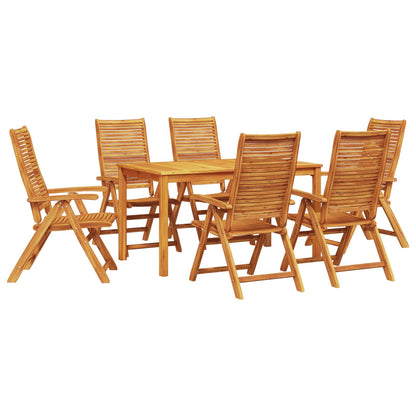 vidaXL Garden Dining Set 5 pcs Brown Solid Acacia Wood