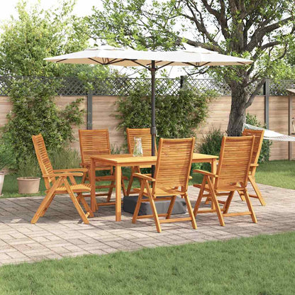 vidaXL Garden Dining Set 5 pcs Brown Solid Acacia Wood