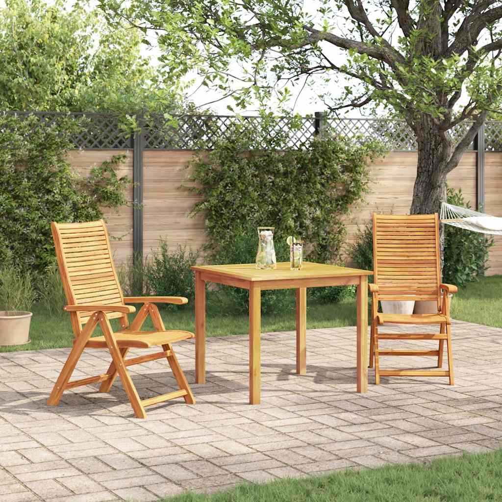 vidaXL Garden Dining Set 3 pcs Brown Solid Acacia Wood 1
