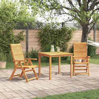 vidaXL Garden Dining Set 3 pcs Brown Solid Acacia Wood 1