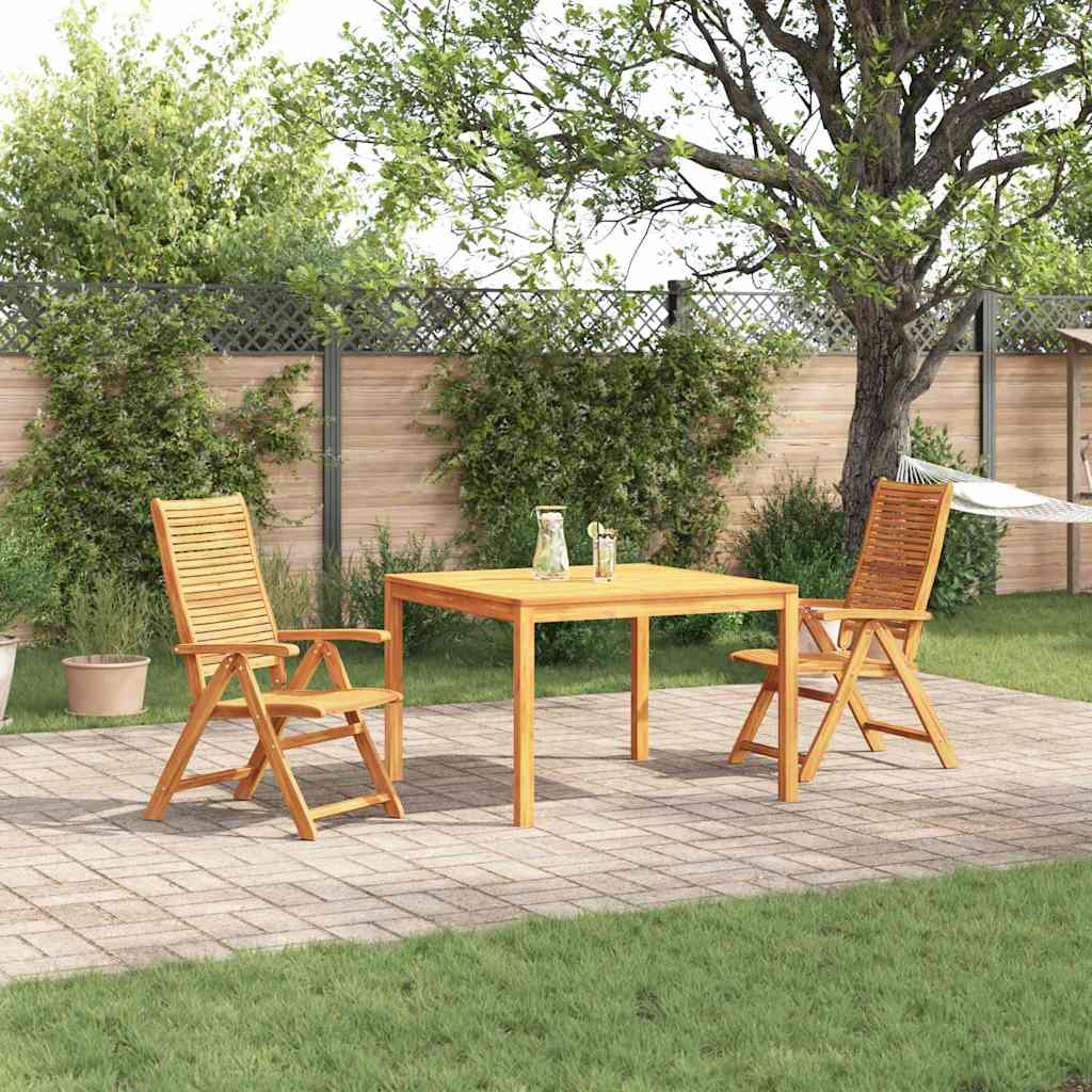 vidaXL Garden Dining Set 3 pcs Brown Solid Acacia Wood 1