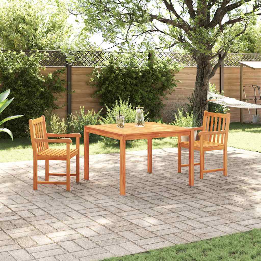 vidaXL Garden Dining Set 3 pcs Brown Solid Acacia wood 1