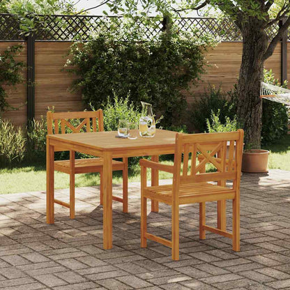 vidaXL Garden Dining Set 3 pcs Brown Solid Acacia wood 1