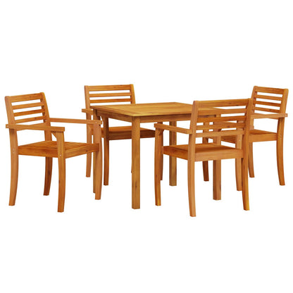 vidaXL Garden Dining Set 3 pcs Brown Solid Acacia Wood