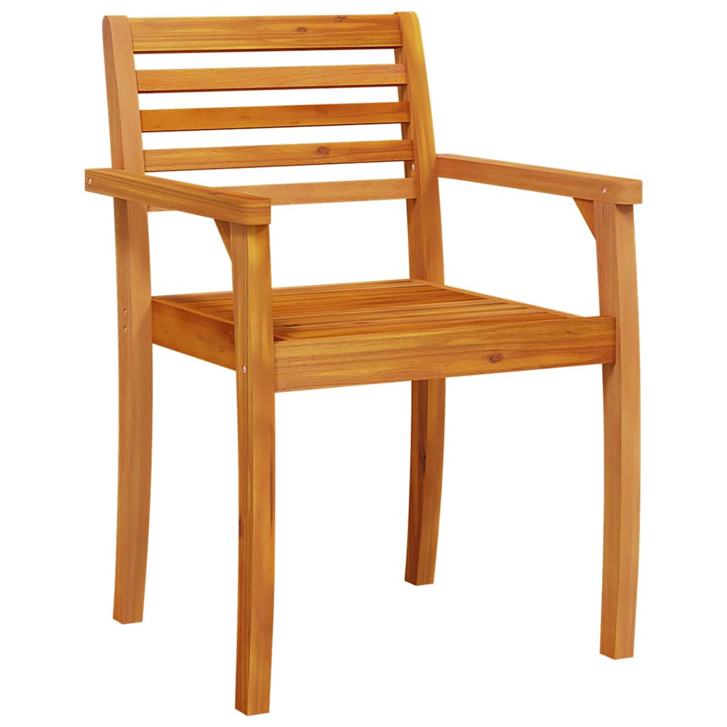 vidaXL Garden Dining Set 3 pcs Brown Solid Acacia Wood 5