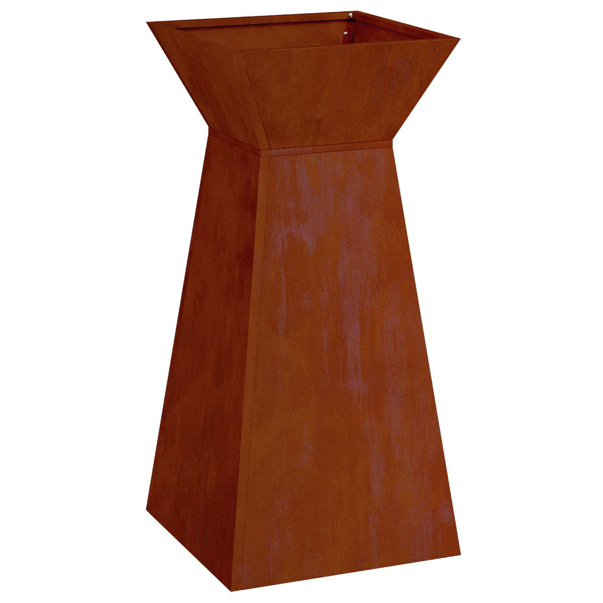 Pillar Planter 35 x 35 x 73 cm Cold-rolled Steel Weathering steel 1