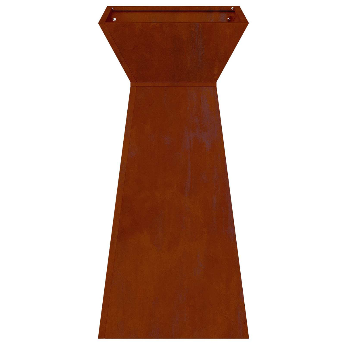 Pillar Planter 35 x 35 x 73 cm Cold-rolled Steel Weathering steel 1