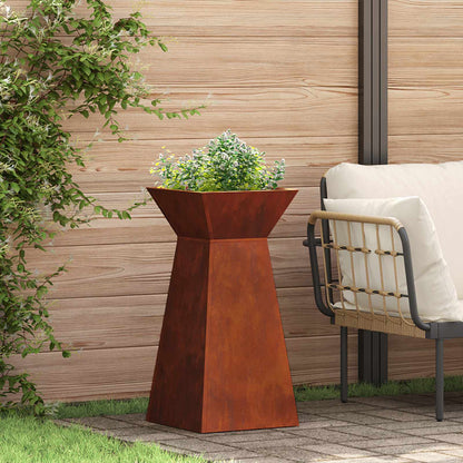 Pillar Planter 35 x 35 x 73 cm Cold-rolled Steel Weathering steel 2