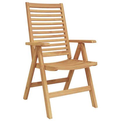 vidaXL Chair 4 pcs Brown Solid Teak Wood Convertible 2