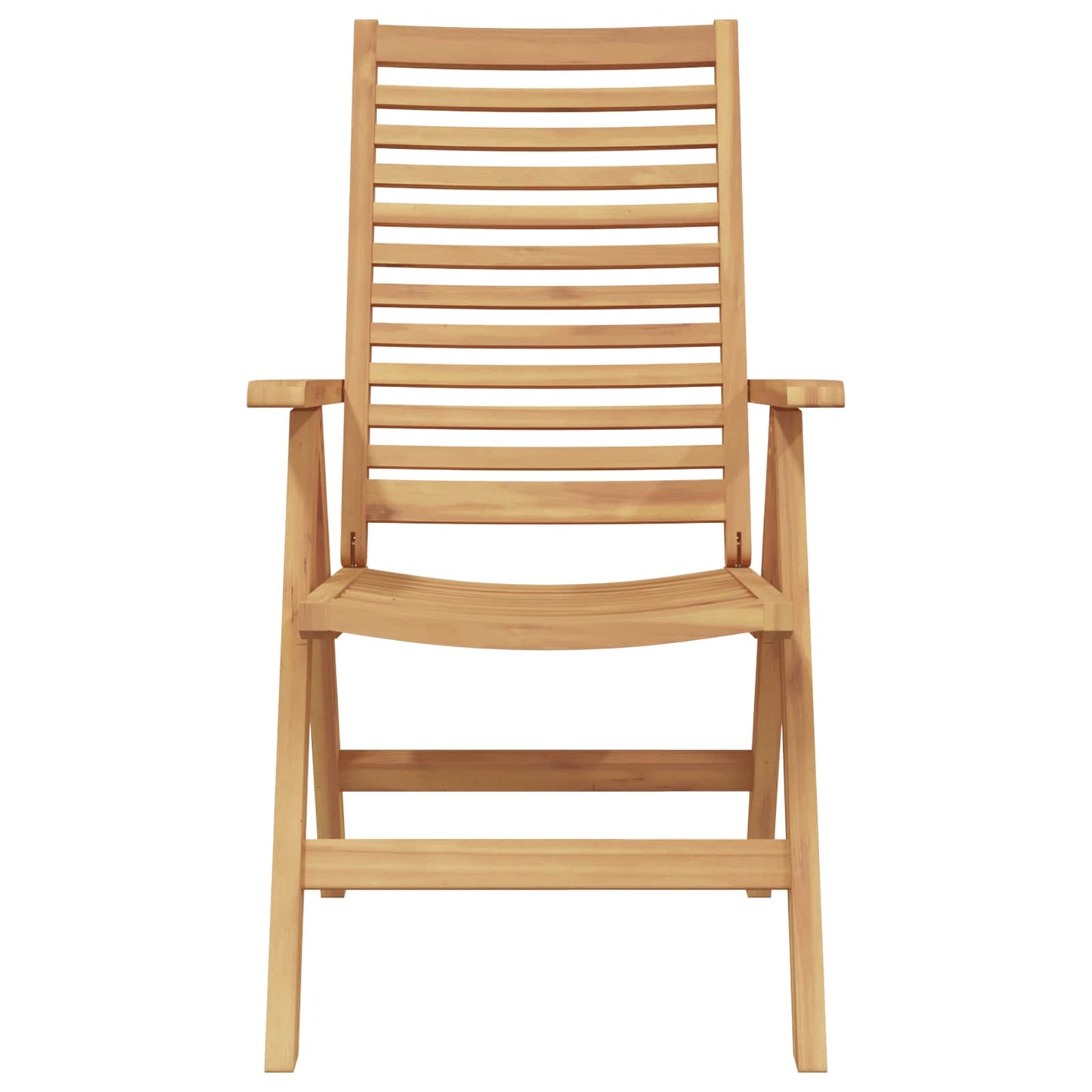 vidaXL Chair 4 pcs Brown Solid Teak Wood Convertible 3