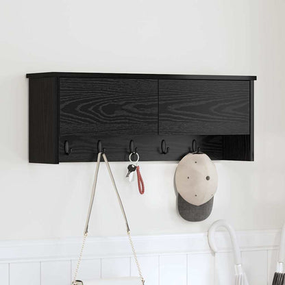 Wall-Mounted Coat Rack Wall-Mounted Black oak